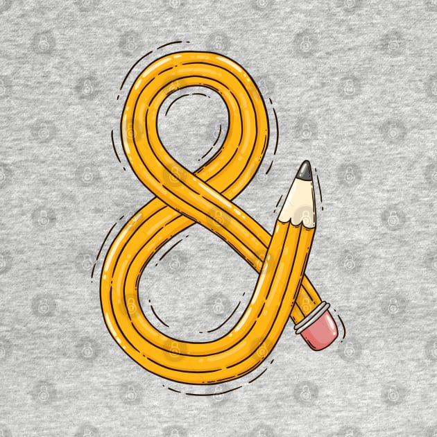 Ampersand. Twisted Pencil by Tania Tania